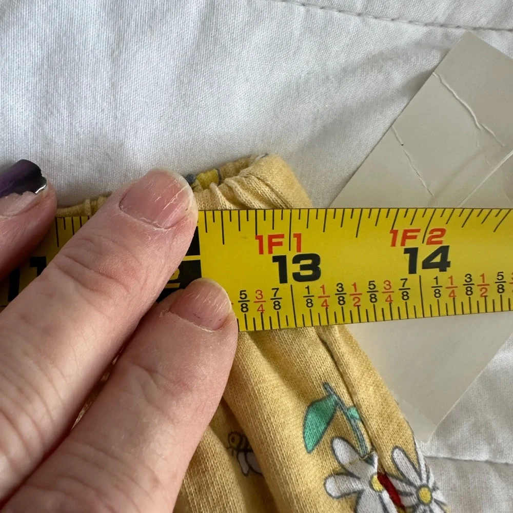 Disney Yellow Winnie The Pooh  Print Pajama Pants - Picture 5 of 7